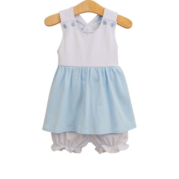 Addie Bloomer Set- Light Blue