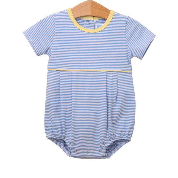 Bentley Bubble- Cornflower Stripe/Yellow