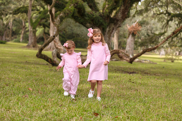 Caroline Dress- Light Pink Stripe