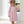 Claire Dress- Light Pink Stripe