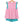 Josie Short Set- Pink Stripe/Teal