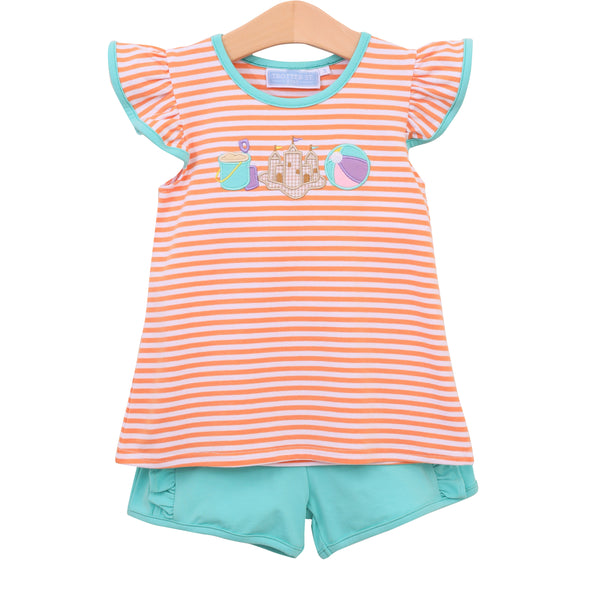 Sandcastle Trio Flutter Short Set