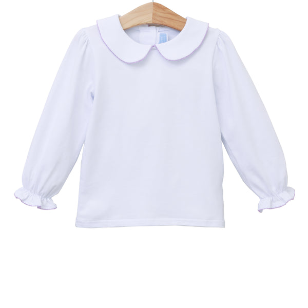 Peter Pan Collar Shirt- Lavender