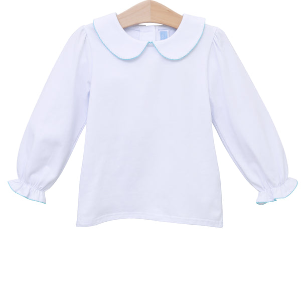 Peter Pan Collar Shirt- Mint