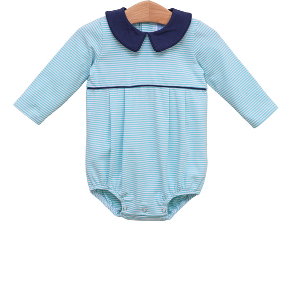 Parker Bubble- Mint Stripe/Navy