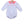 Katherine Bubble- Light Blue Stripe/Pink