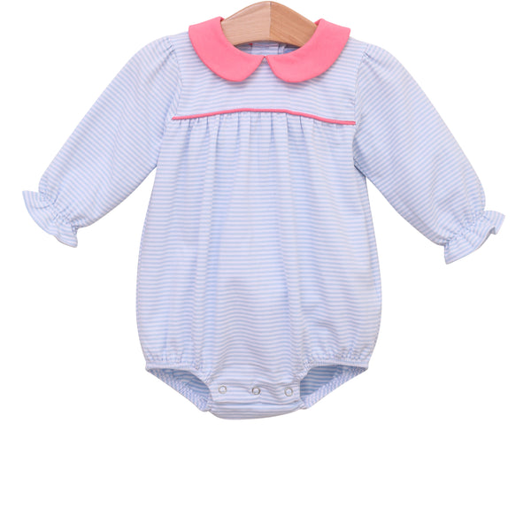 Katherine Bubble- Light Blue Stripe/Pink