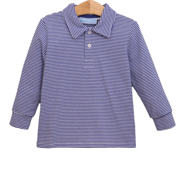 Jackson Polo- Royal Stripe