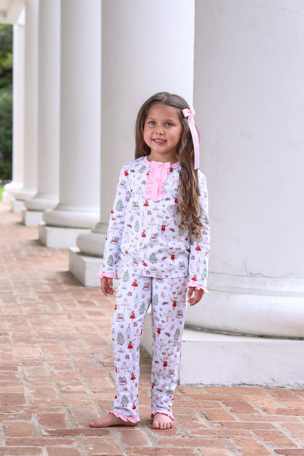 Nutcracker Ballet Ruffle Pants Set