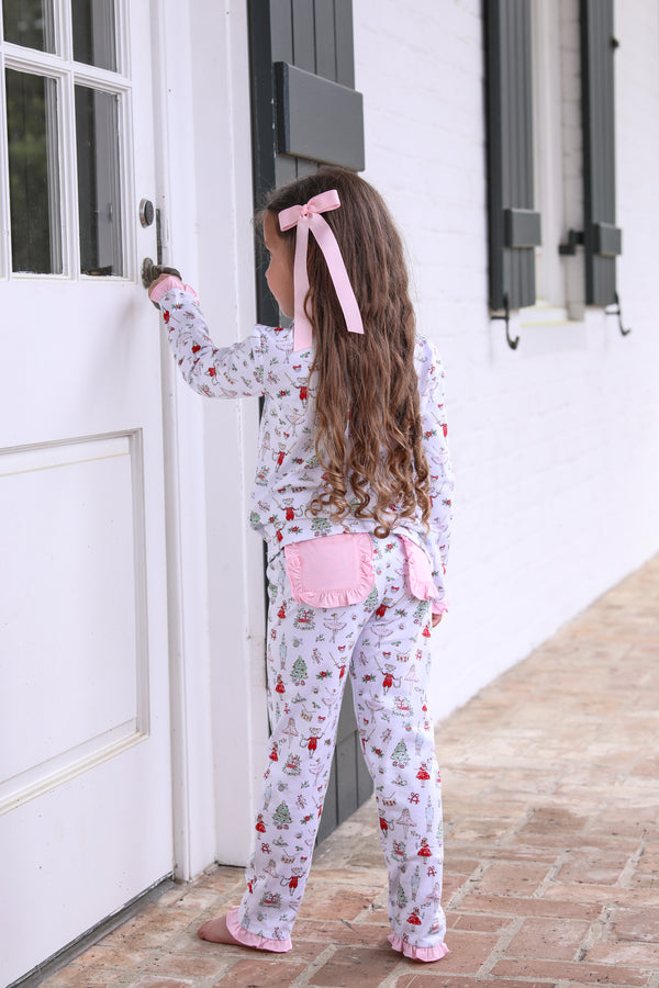 Nutcracker Ballet Ruffle Pants Set