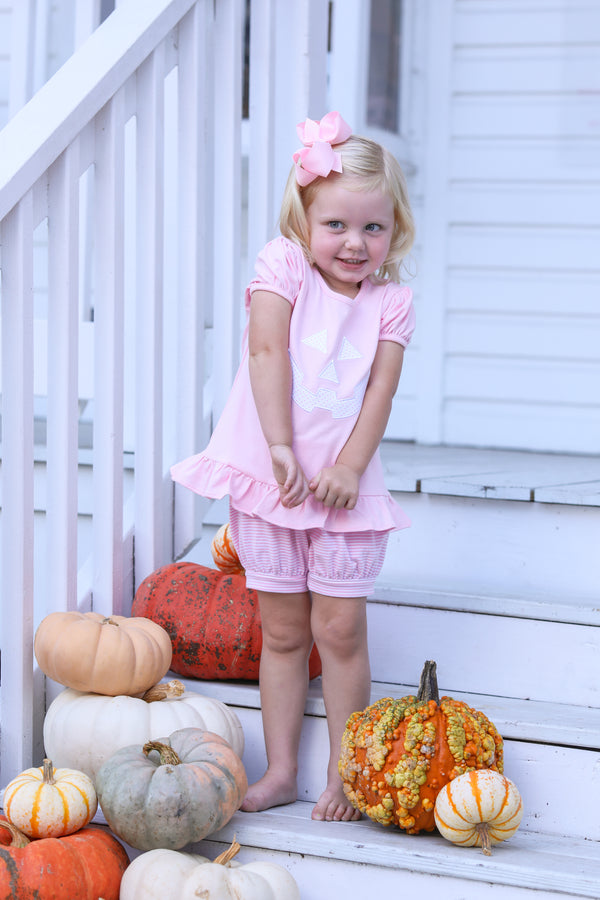 Jack O'Lantern Shirt- Pink