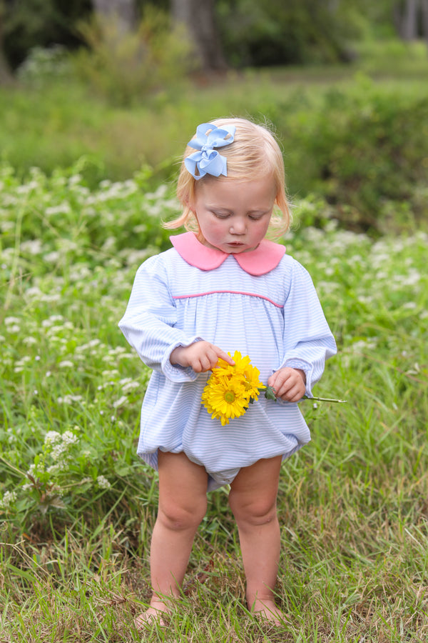 Katherine Bubble- Light Blue Stripe/Pink