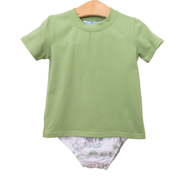 Safari Animals Diaper Set