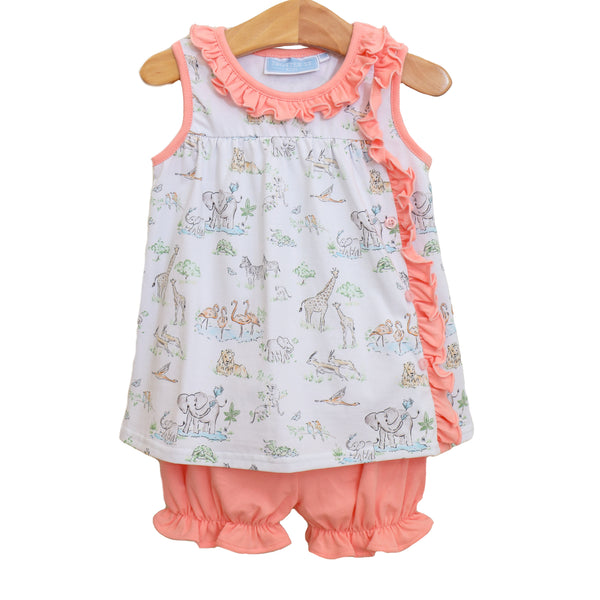 Safari Animals Bloomer Set