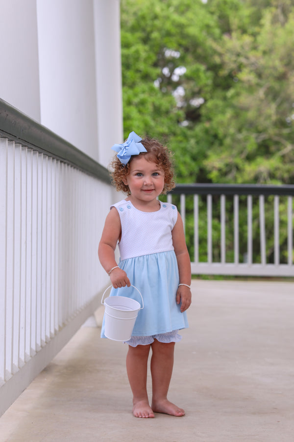 Addie Bloomer Set- Light Blue