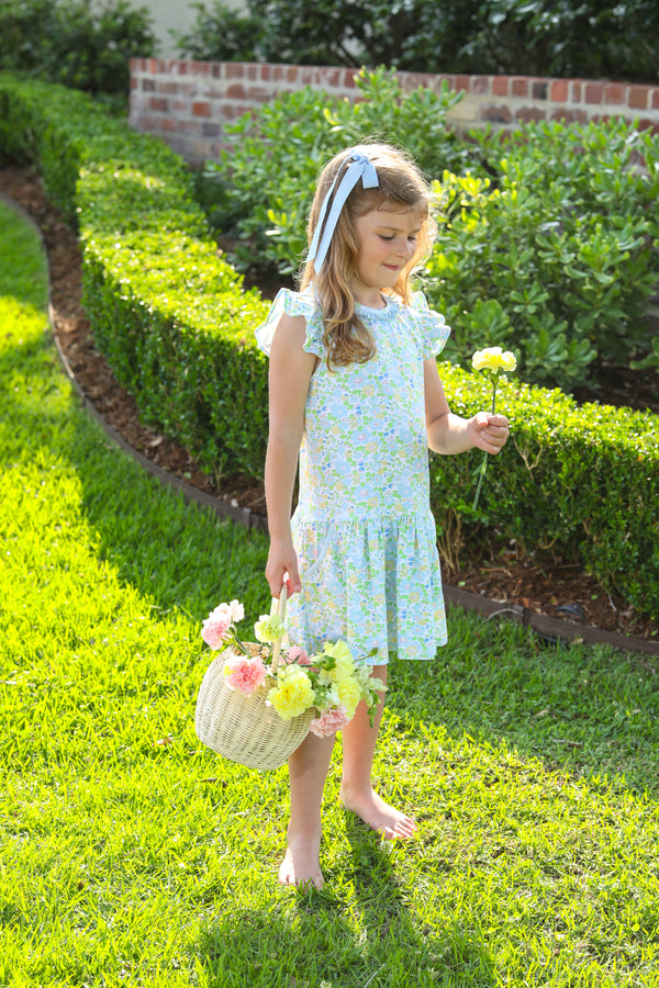 Blooming Floral Ruffle Dress