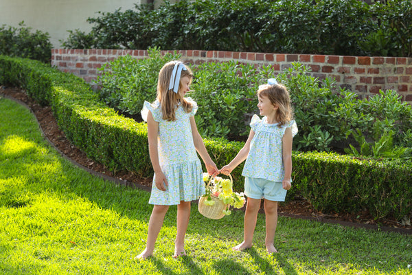 Blooming Floral Ruffle Bloomer Set