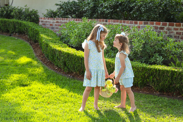 Blooming Floral Ruffle Bloomer Set