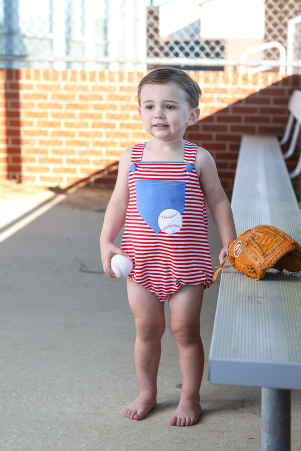 Baseball Pocket Sunsuit