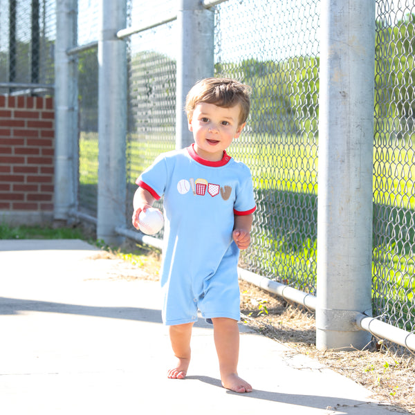 Take Me Out To The Ballgame Romper