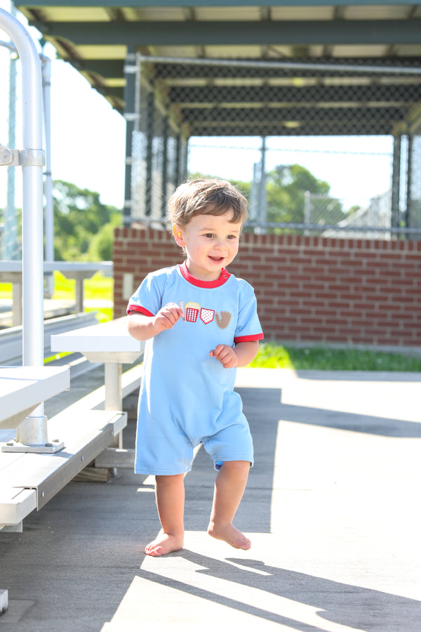 Take Me Out To The Ballgame Romper