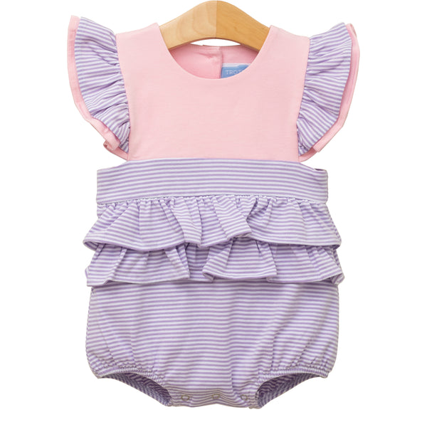 Rosie Bubble- Lavender Stripe/Light Pink