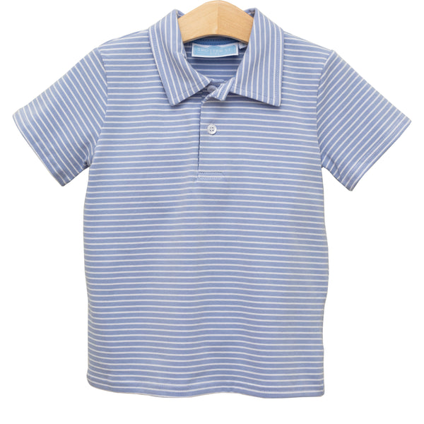 Henry Polo- Cadet Blue Stripe