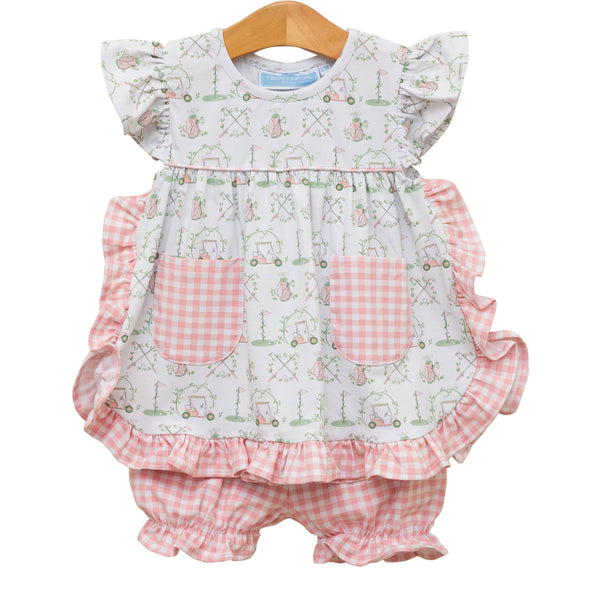 Hole in One Ruffle Bloomer Set