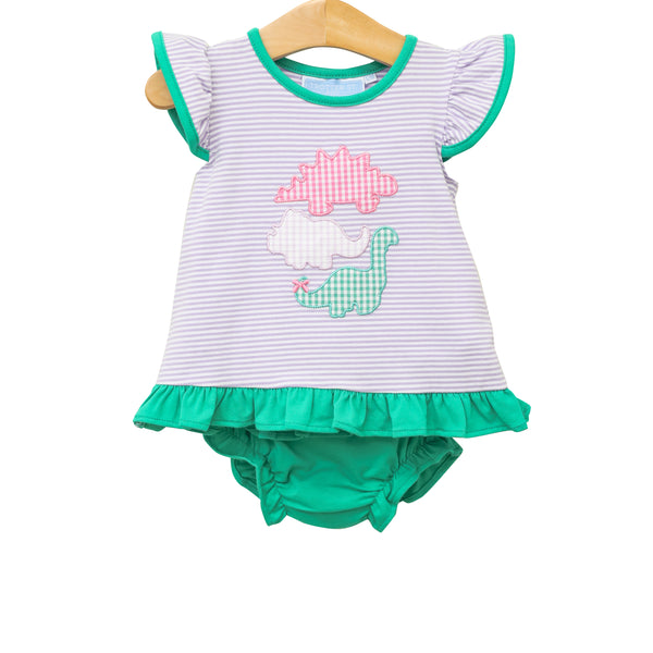 Dinosaur Flutter Diaper Set