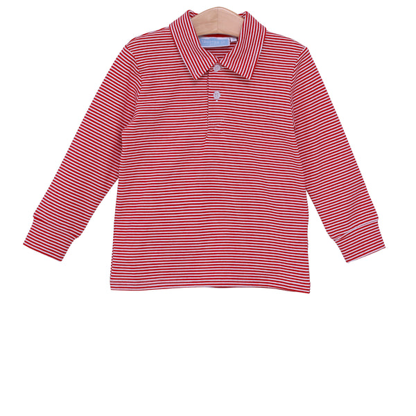 Jackson Polo- Red Stripe